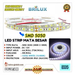 LED Strip Brilux SMD 5050 Mata Besar | IP 65 - Outdoor